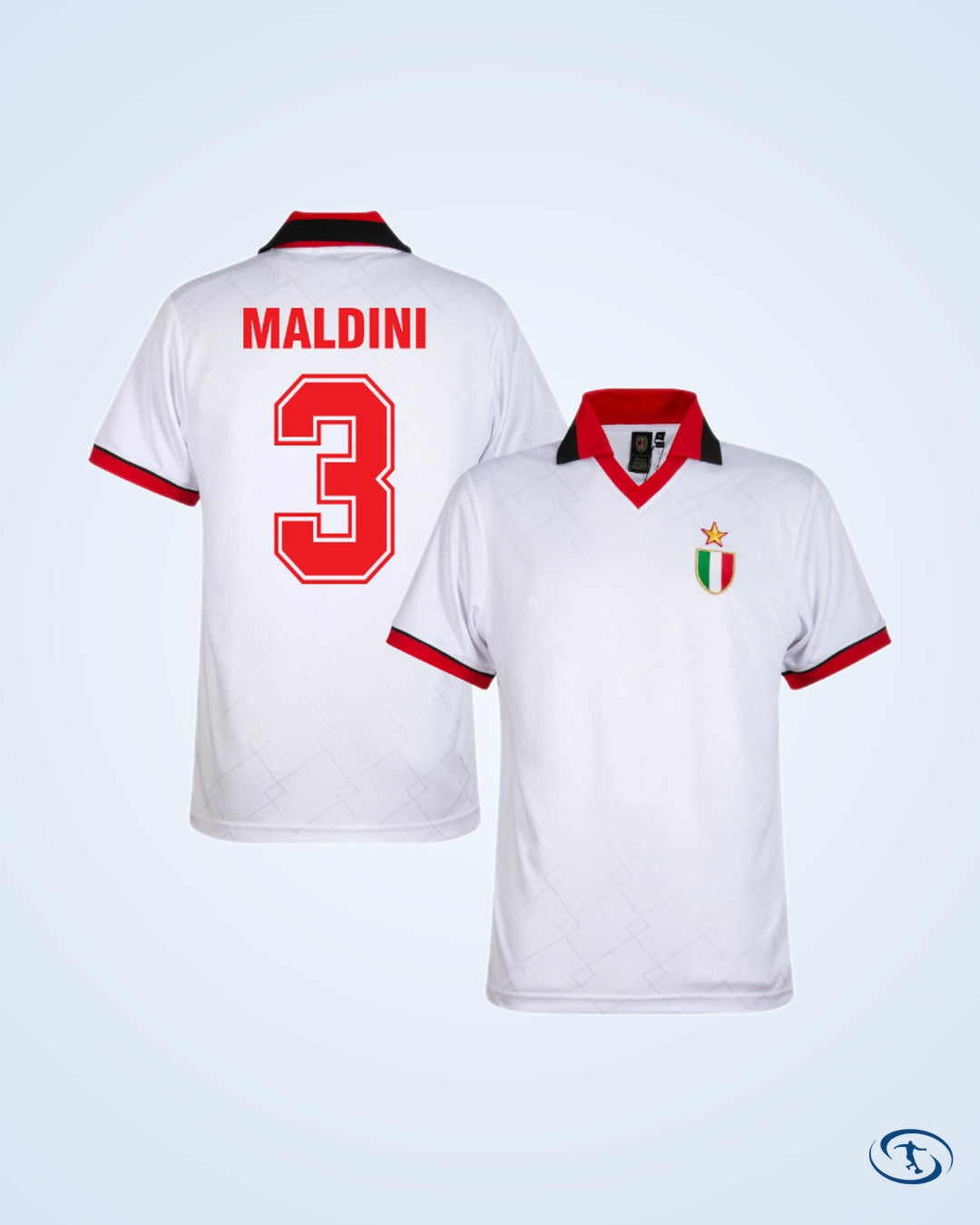 AC Milan Retro Away Shirt 87-88 (Retro Flex Printing)