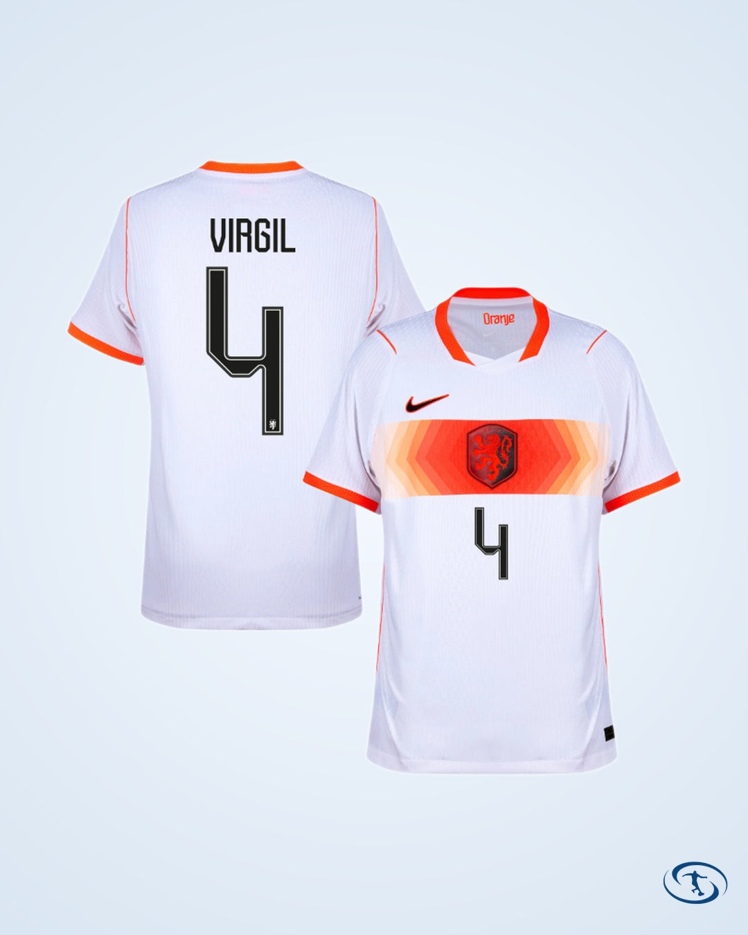 Holland Away F De Jong 21 Shirt 2026-2027 (Official Printing) - Men's