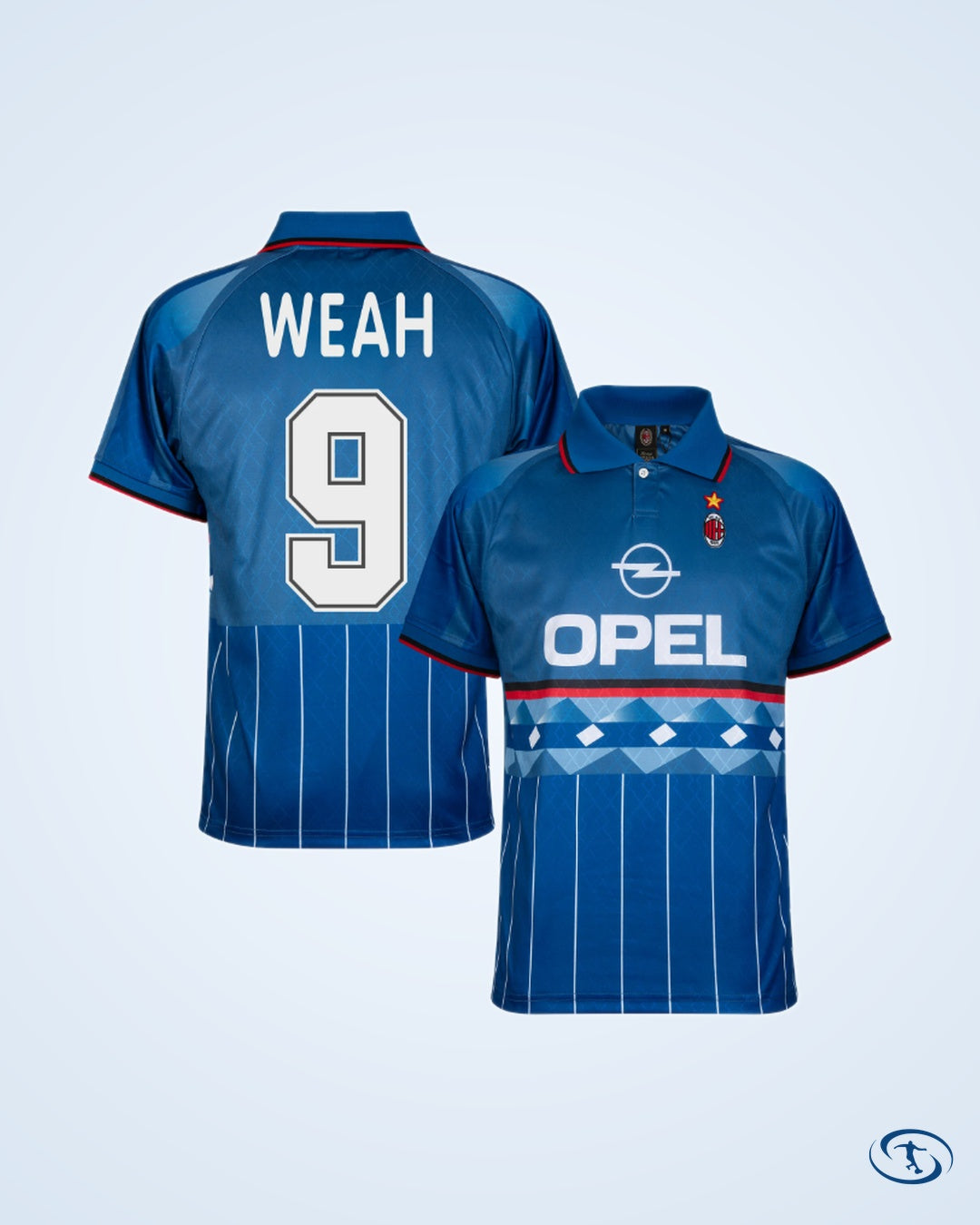 AC Milan Retro 4th Shirt 1995-1996 (Retro Flex Printing)