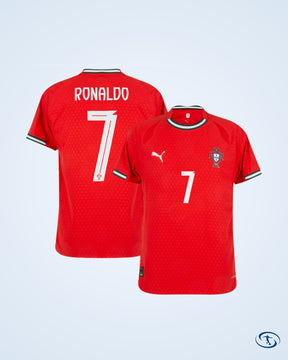 Portugal Home Player Shirt 2025-2026 (Official Printing) - Men's