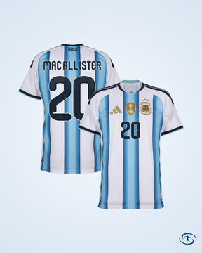 Argentina Home Player Number Shirt 2026-2027 (Official Printing)- Men's