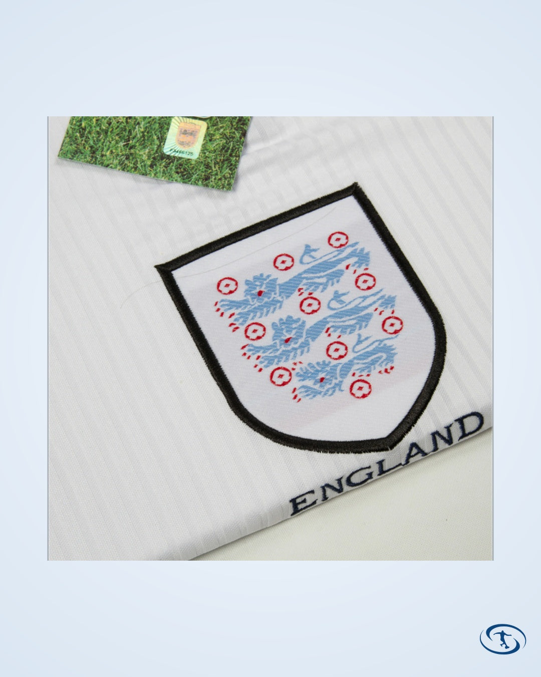 Score Draw England Home Retro Shirt World Cup Finals 1998 (Retro Flex Printing) - Men's