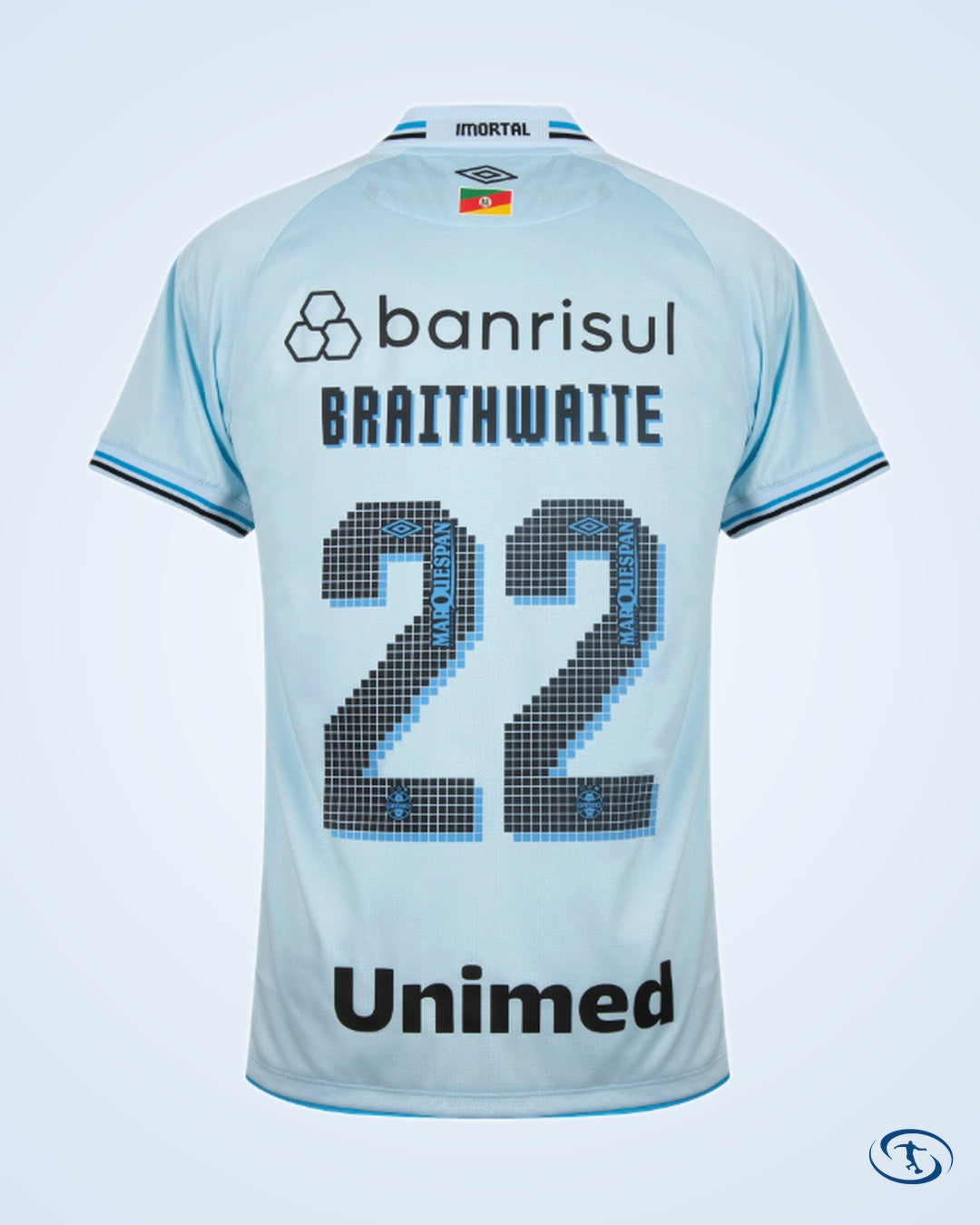Gremio Away Braithwaite 22 Shirt 2025 (Official Printing) - Men's
