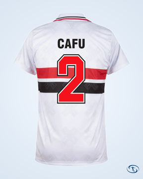 Sao Paulo Retro Home Cafu 2 Shirt 1994 (Retro Flex Printing) - Men's