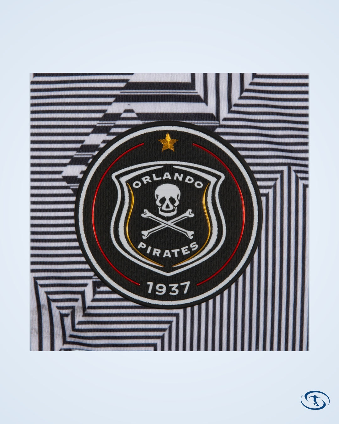 Orlando Pirates Away Shirt 2025-2026 (Retro Fan Style Printing) - Men's