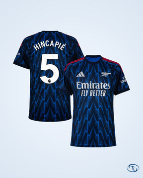 Arsenal Away Player Number Shirt 2025-2026 (Player Version) - Men's
