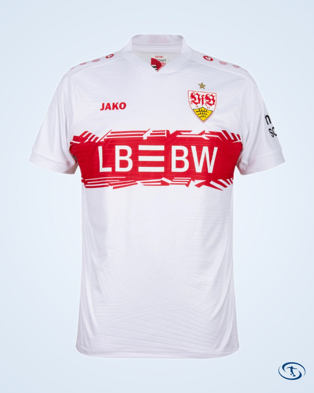 Jako VFB Stuttgart Home Stiller 6 Shirt 2025-2026 (Official Printing) - Men's | Sant Sport