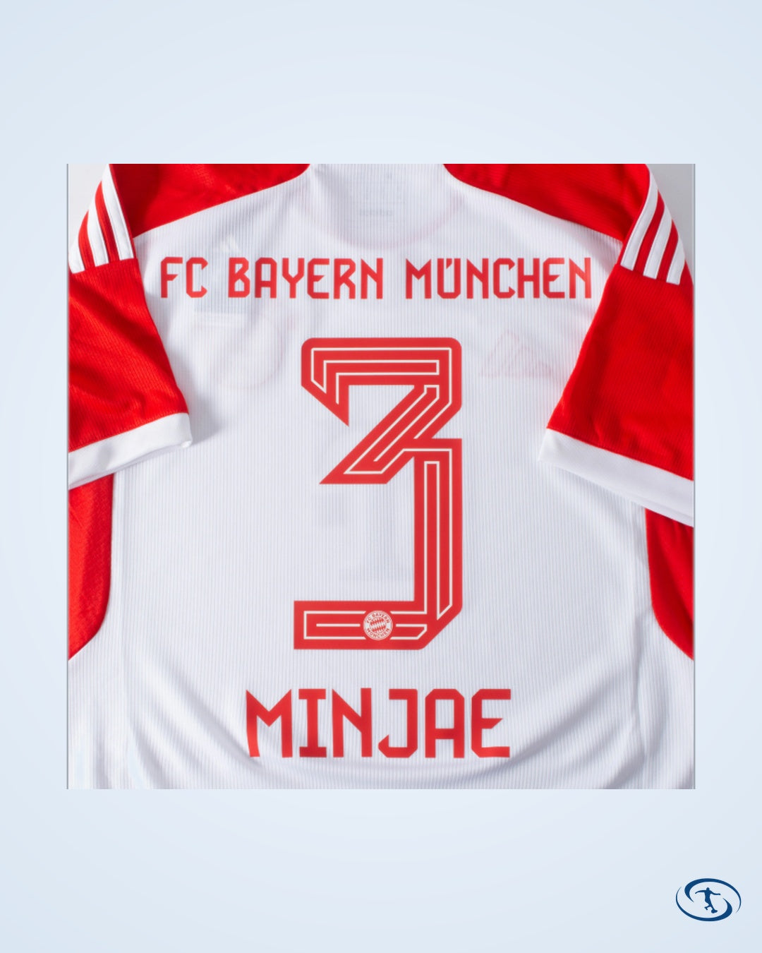 Bayern Munich Home Minjae 3 KIDS Shirt 2023-2024 (Official Printing) - Kids