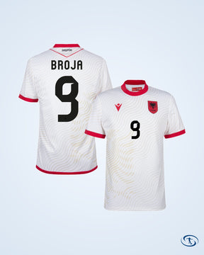 Albania Authentic Away Broja 9 Shirt 2026-2027 (Fan Style Printing) - Men's | Sant Sport