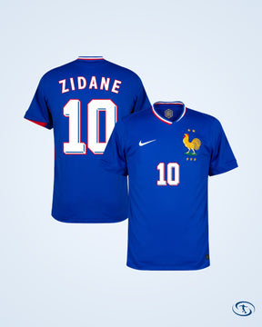 France Home Zidane 10 Shirt 2024-2025 (Legend ’98 Printing) - Men's