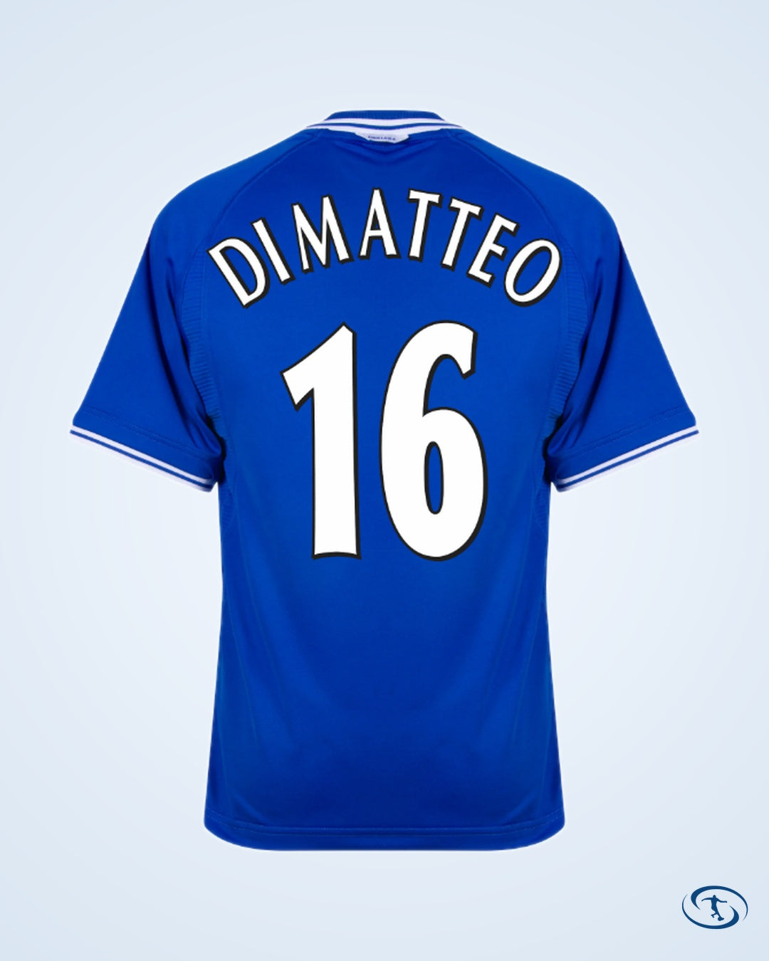 Score Draw Chelsea Retro Home Shirts 1999-2001 (Retro Flex Printing) - Men's