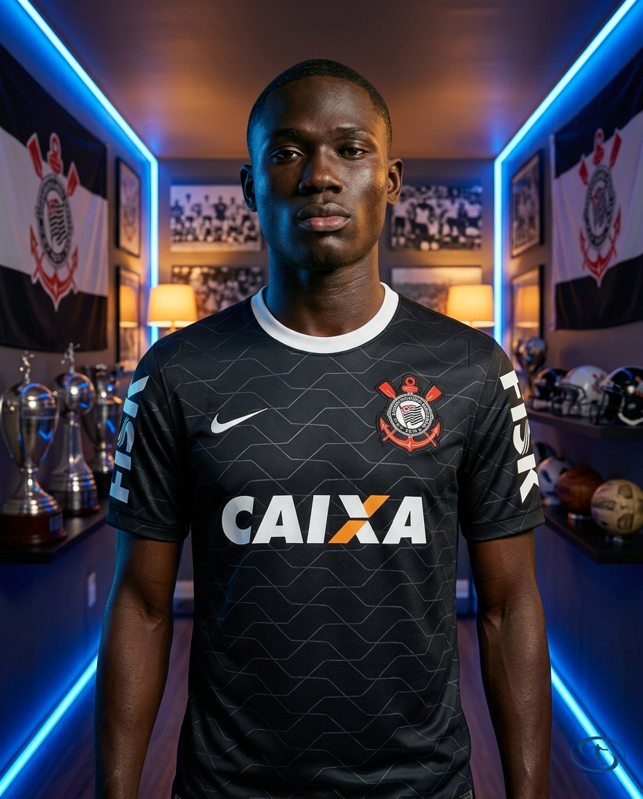 Corinthians Jersey Away Retro 2012 Nike Men's - Black - Front View | Sant Sport