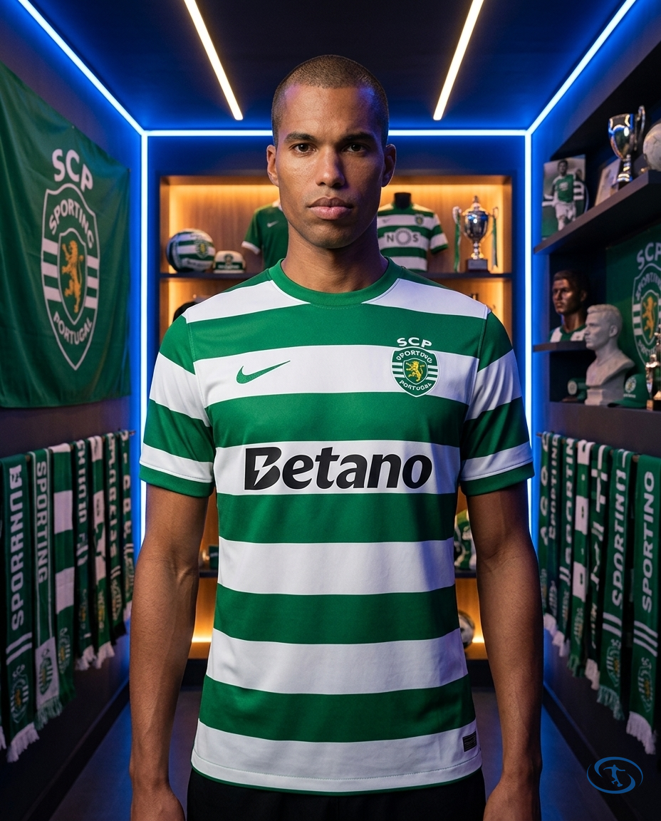 Camisa Sporting Lisboa Home 25/26 - Torcedor Nike Masculino - Verde - Front View | Sant Sport