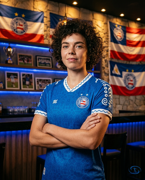 Bahia IIII Jersey 2024/25 - Women's Reebok - Blue - Side View | Sant Sport