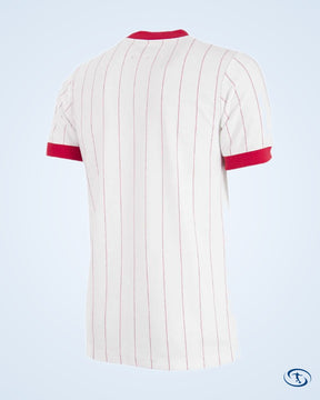 Poland Home Retro Shirt 1982-1983 (Retro Flock Printing) - Men's