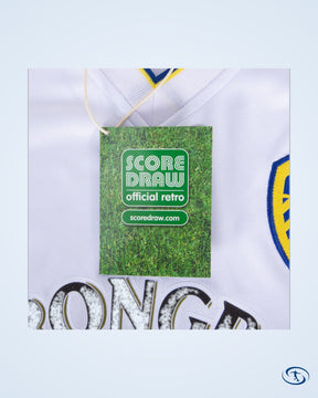 Score Draw Leeds Utd Home Retro Jersey 2000-2002 - Men's