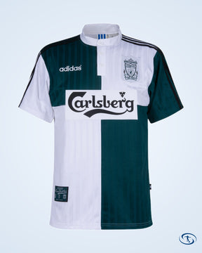 Liverpool Reissue Away Rush 9 Shirt 1995-1996 (Retro adidas Flock Printing) - Men's | Sant Sport