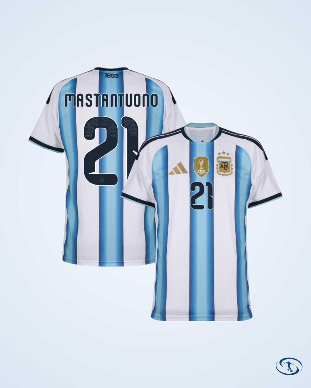 Argentina Home Player Number Shirt 2026-2027 (Official Printing)- Men's