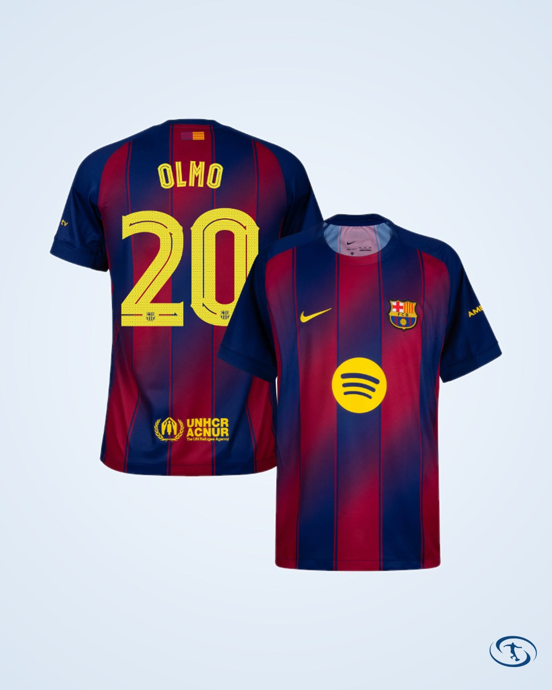 Barcelona Home Fan Version Shirt 2025-2026 Fan (Champions League) - Men's