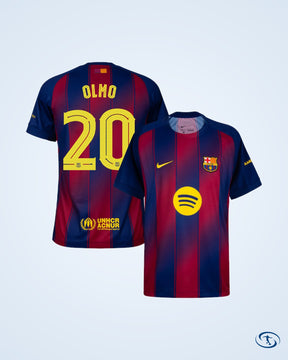 Barcelona Home Fan Version Shirt 2025-2026 Fan (Champions League) - Men's