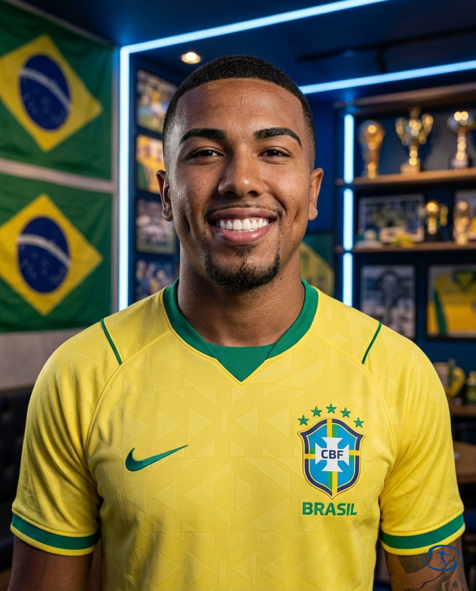 PRONTA ENTREGA - Kit 3 Camisas Brasil Home 2026/27 Jogador Nike Masculino - Amarelo - Badge Close-Up | Sant Sport