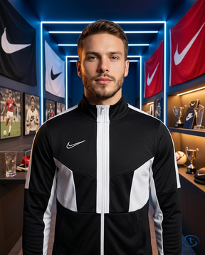 Tech Fleece Nike - Black & White Kit - Front View | Sant Sport