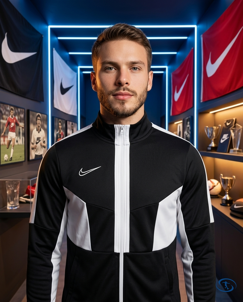 Tech Fleece Nike - Black & White Kit - Front View | Sant Sport