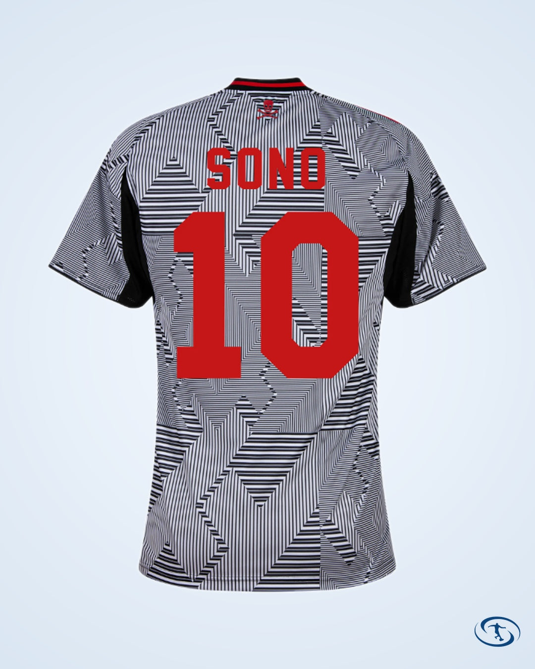 Orlando Pirates Away Shirt 2025-2026 (Retro Fan Style Printing) - Men's