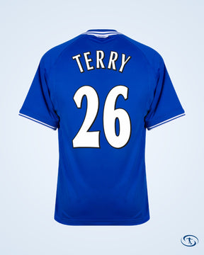 Score Draw Chelsea Retro Home Shirts 1999-2001 (Retro Flex Printing) - Men's
