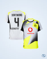 Borussia Dortmund Away Shirt 2025-2026 Fun Version (Official Printing)
