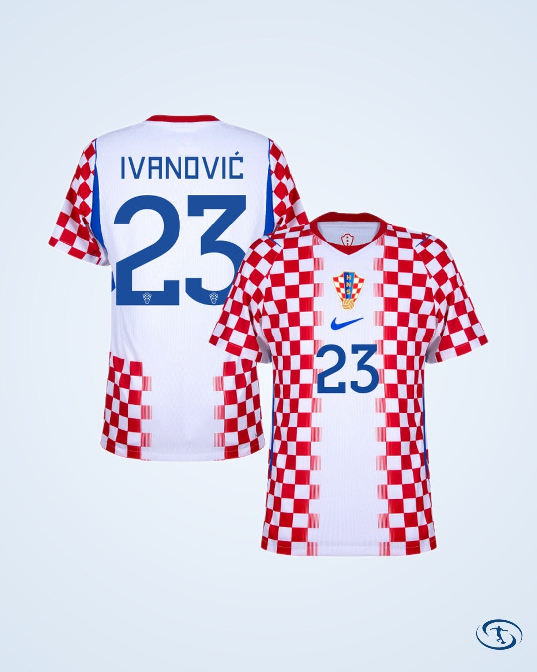 Croatia Home Player Number Shirt 2026 (Player Version) - Men's