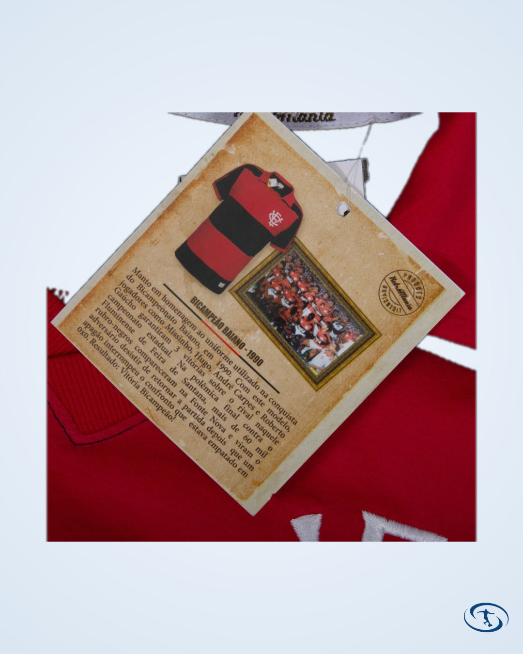 EC Vitoria Home Retro No.10 Shirt 1990 (Retro Flock Printing) - Men's