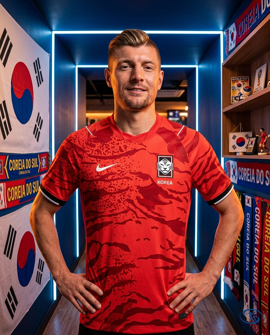Camisa Coreia do Sul Home 2026/27 Torcedor Nike Masculino - Front View | Sant Sport