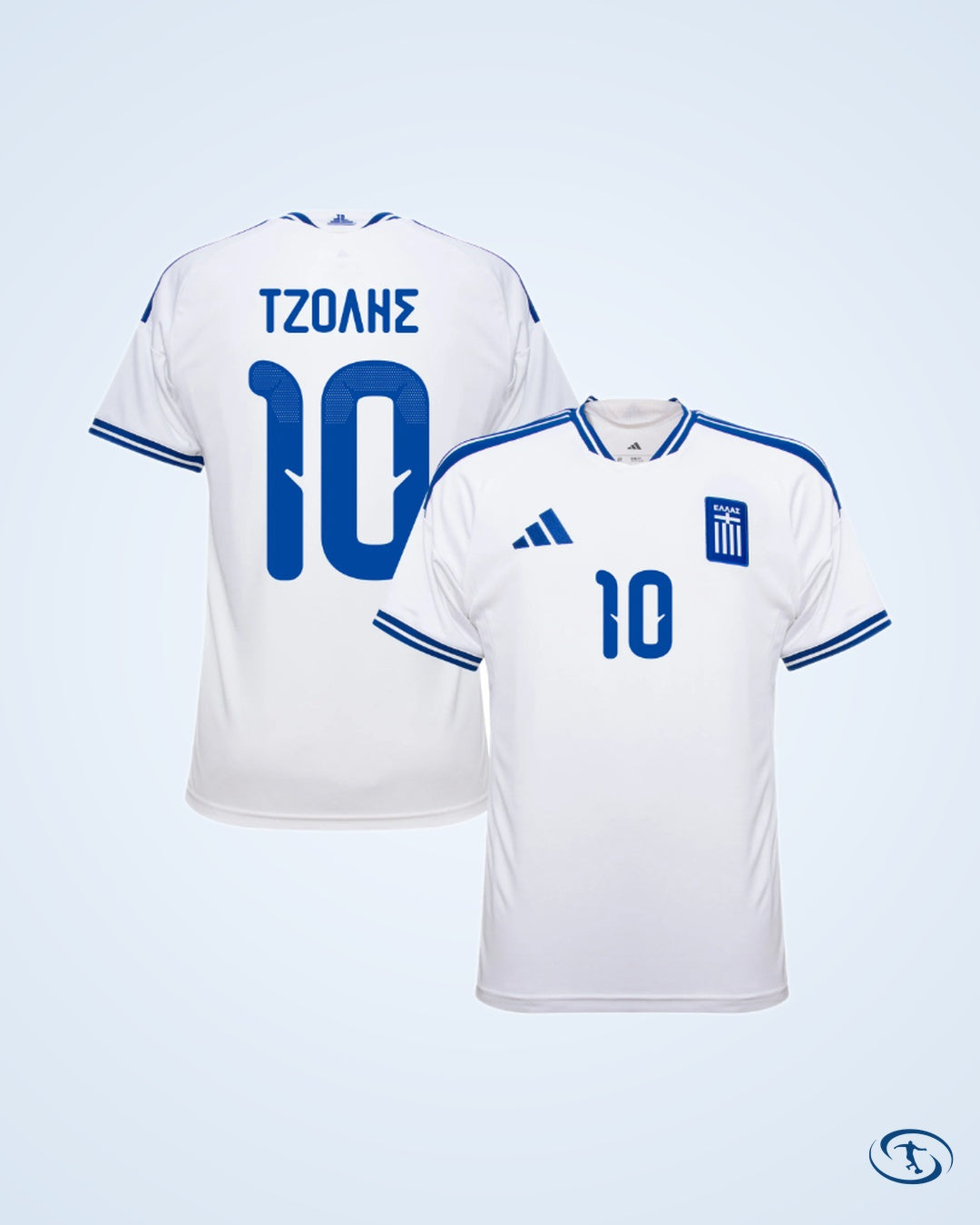 Greece Home Shirt 2026-2027 Fan Version (Greek Alphabet Printing)