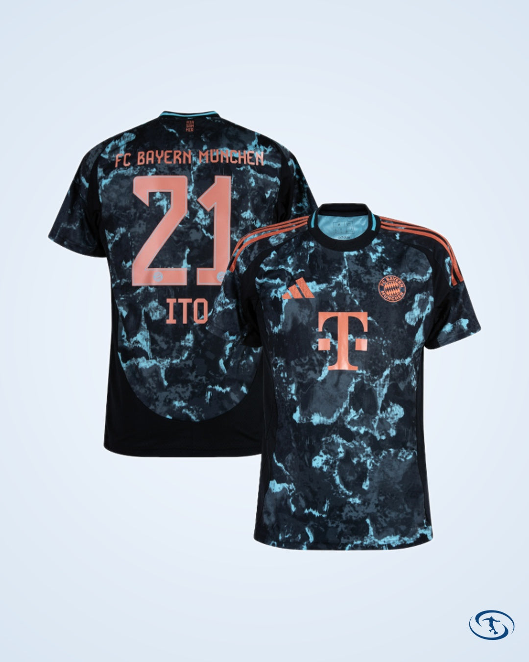 Bayern Munich Away Ito 21 Shirt 2024-2025 (Official Printing) - Men's