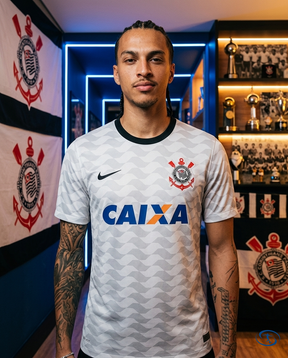 Corinthians Jersey Home 2012/13 Mundial Retro - Nike Men's Branco - Front View | Sant Sport