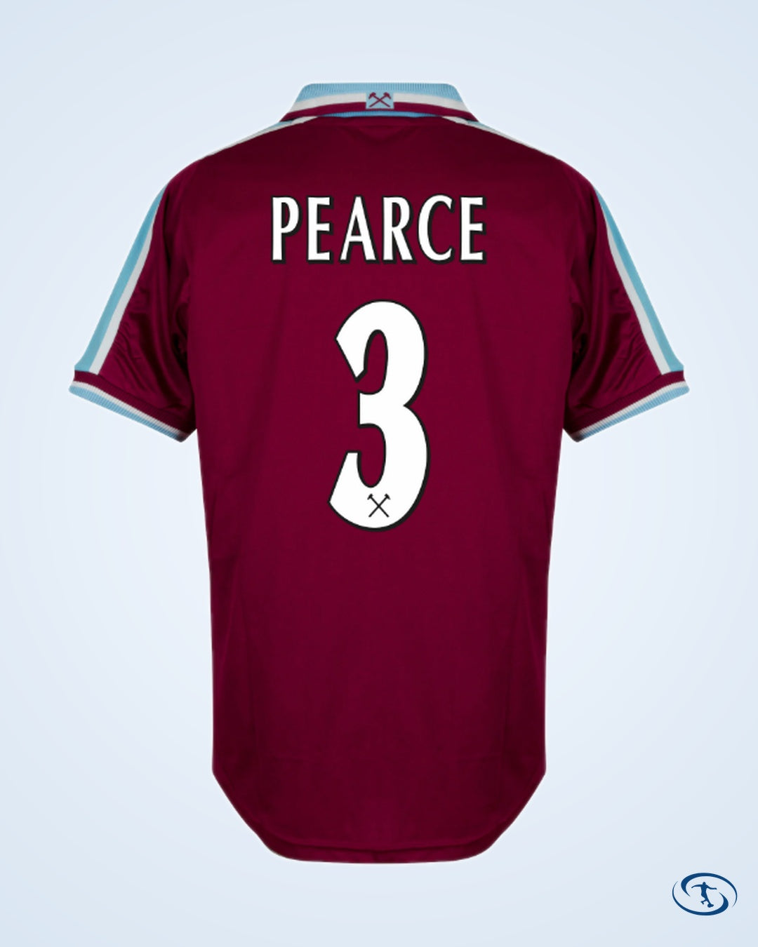 Score Draw West Ham Utd Home Retro Shirt 1999-2001 (Retro Flex Printing) - Men's