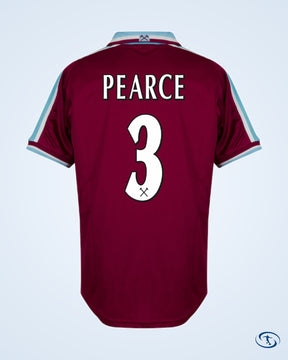 Score Draw West Ham Utd Home Retro Shirt 1999-2001 (Retro Flex Printing) - Men's