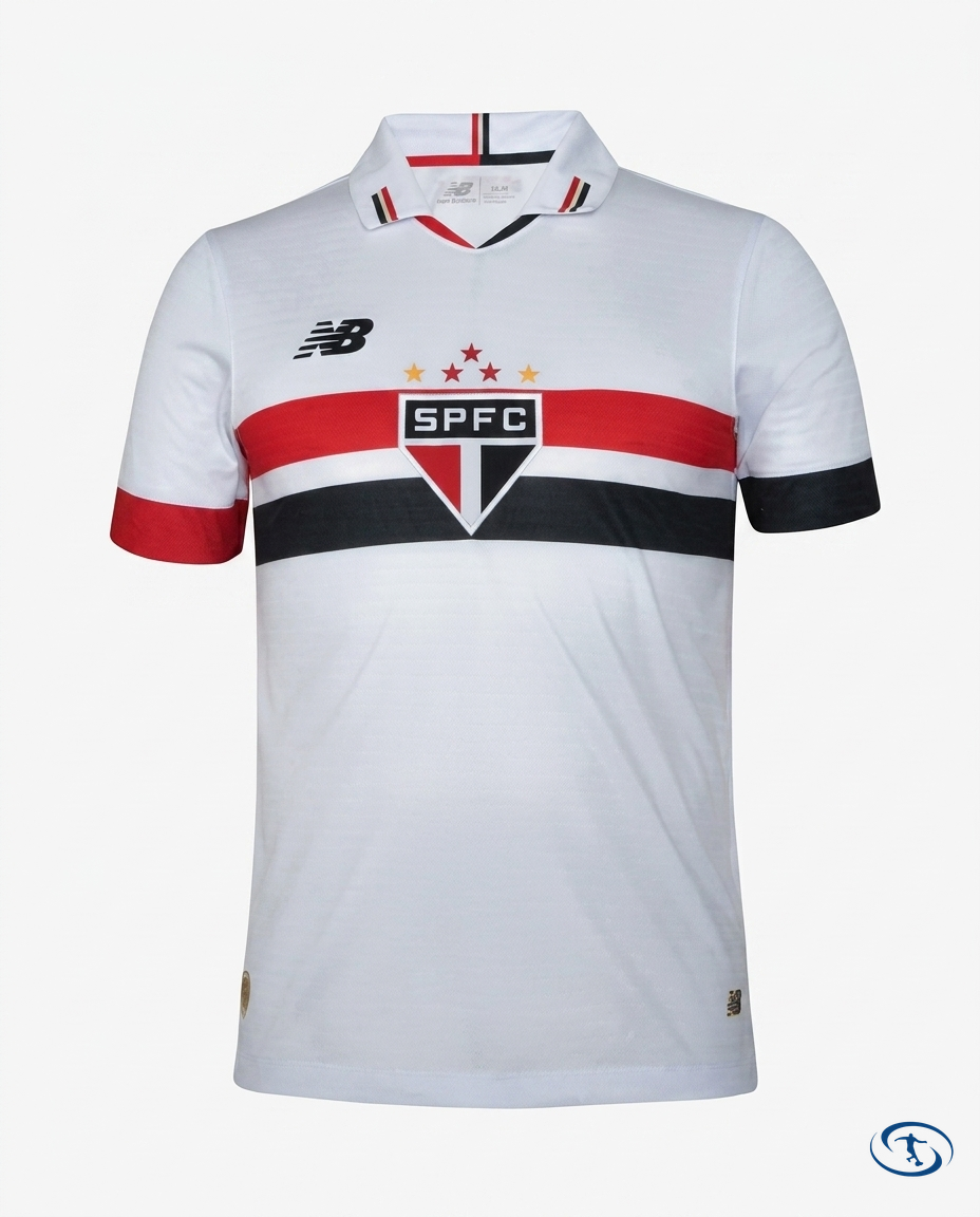 Sao Paulo FC Jersey Home I 2024/25 New Balance Men's - Packshot | Sant Sport