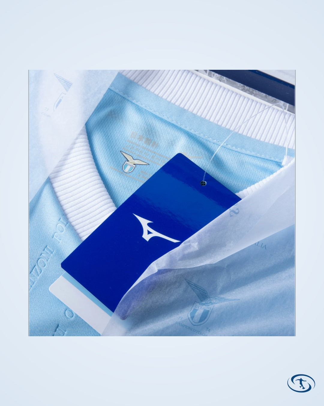 Mizuno S.S Lazio Special Edition 50th Anniversary Shirt - (Boxed) - Men's