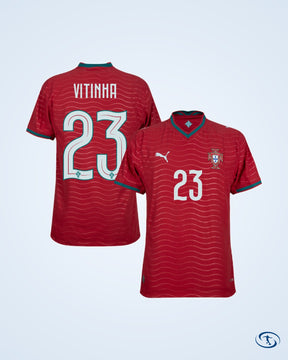Portugal Authentic Home Shirt 2026-2027 Player Version (Official Printing)