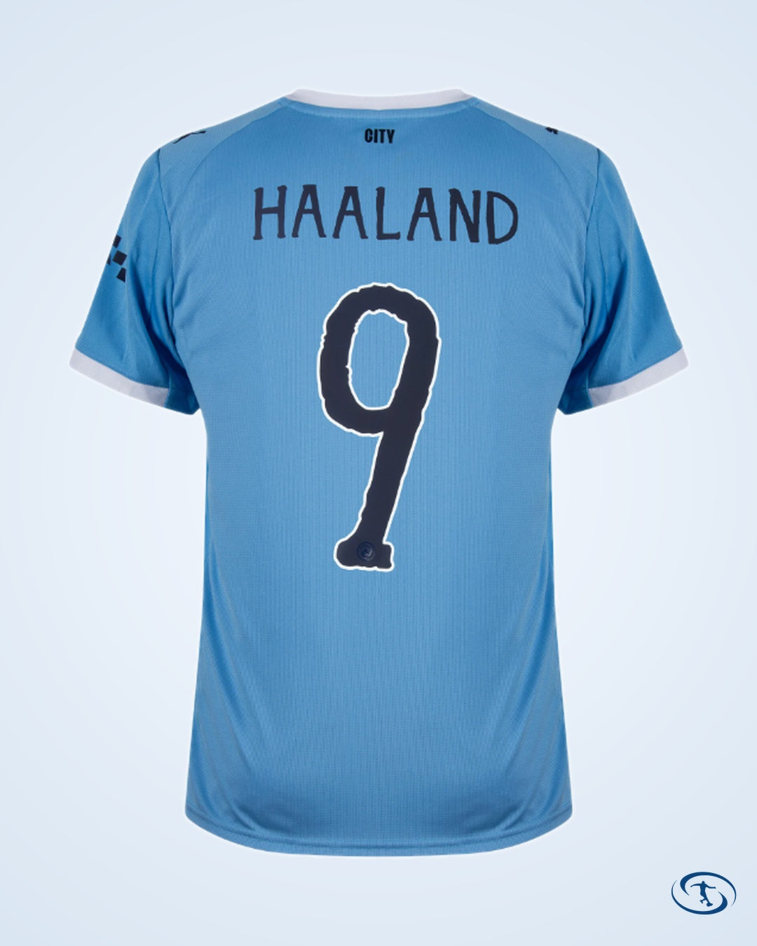 Man City Home Haaland 9 Shirt 2025-2026 (Club World Cup Printing) - Men's
