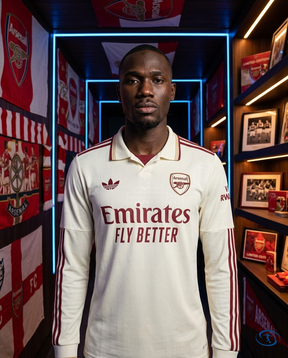 Camisa Arsenal Third 25/26 Manga Longa Adidas Masculino - Bege - Front View | Sant Sport