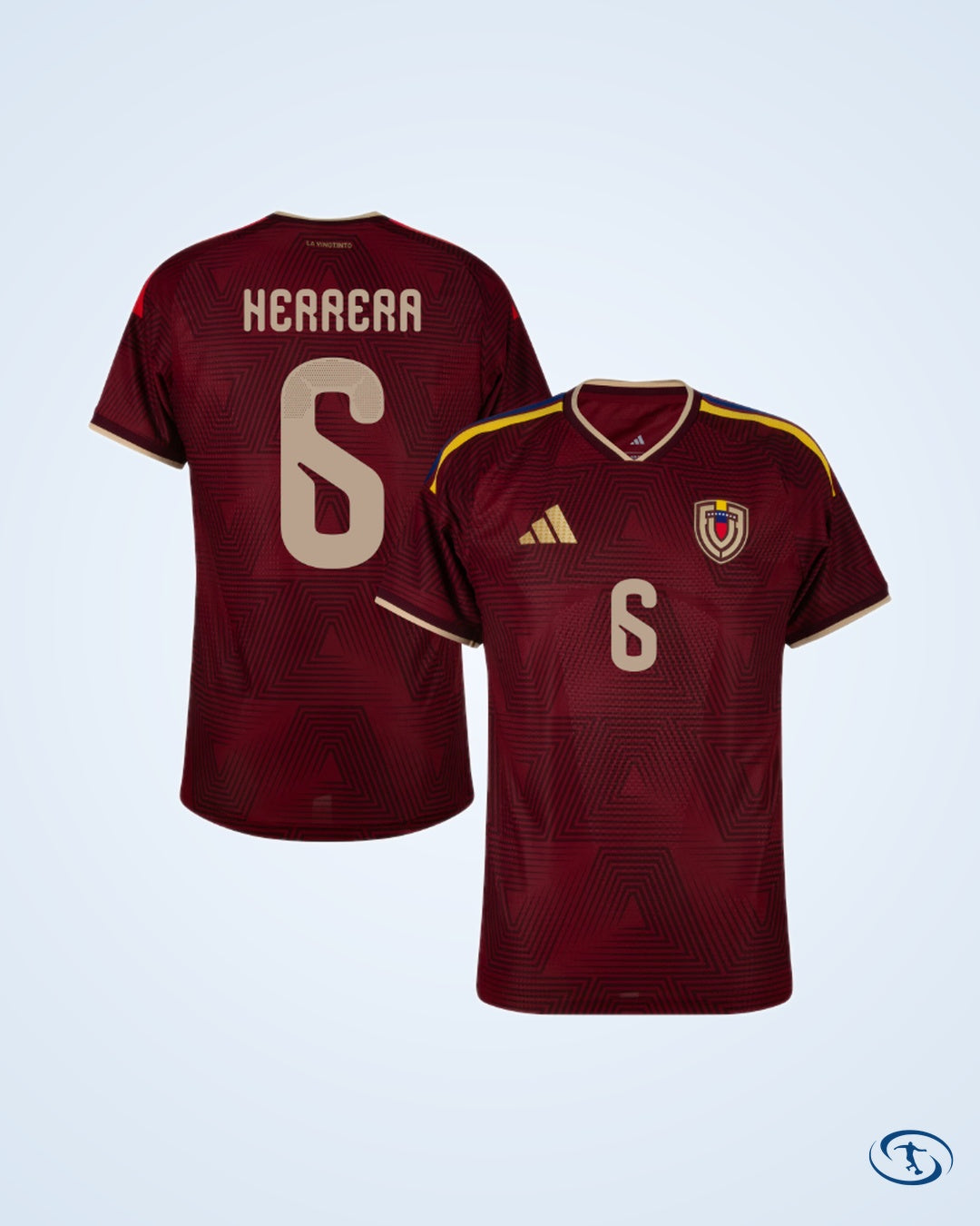 Venezuela Authentic Home Player Version Shirt 2026-2027 (Official Printing)