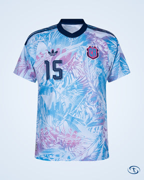 Costa Rica Authentic Away Calvo 15 Shirt 2026-2027 (Official Printing) - Men's | Sant Sport