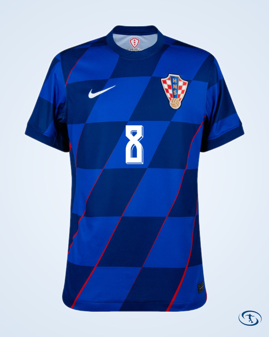 Croatia Away Kovačić 8 Shirt 2024-2025 (Official Printing) - Men's | Sant Sport