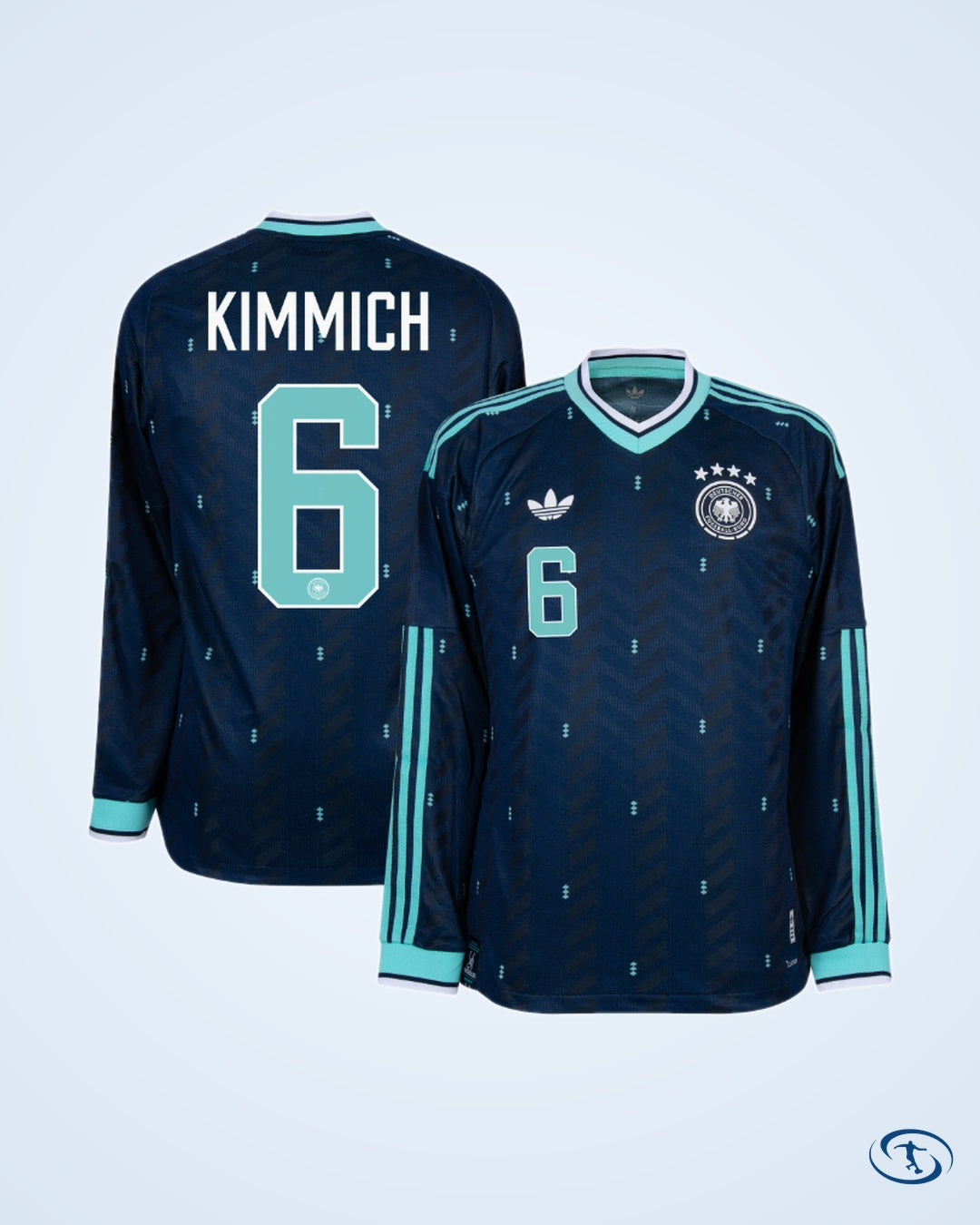 Germany Authentic Away L/S Player Number Shirt 2026-2027 (Official Printing) - Men's