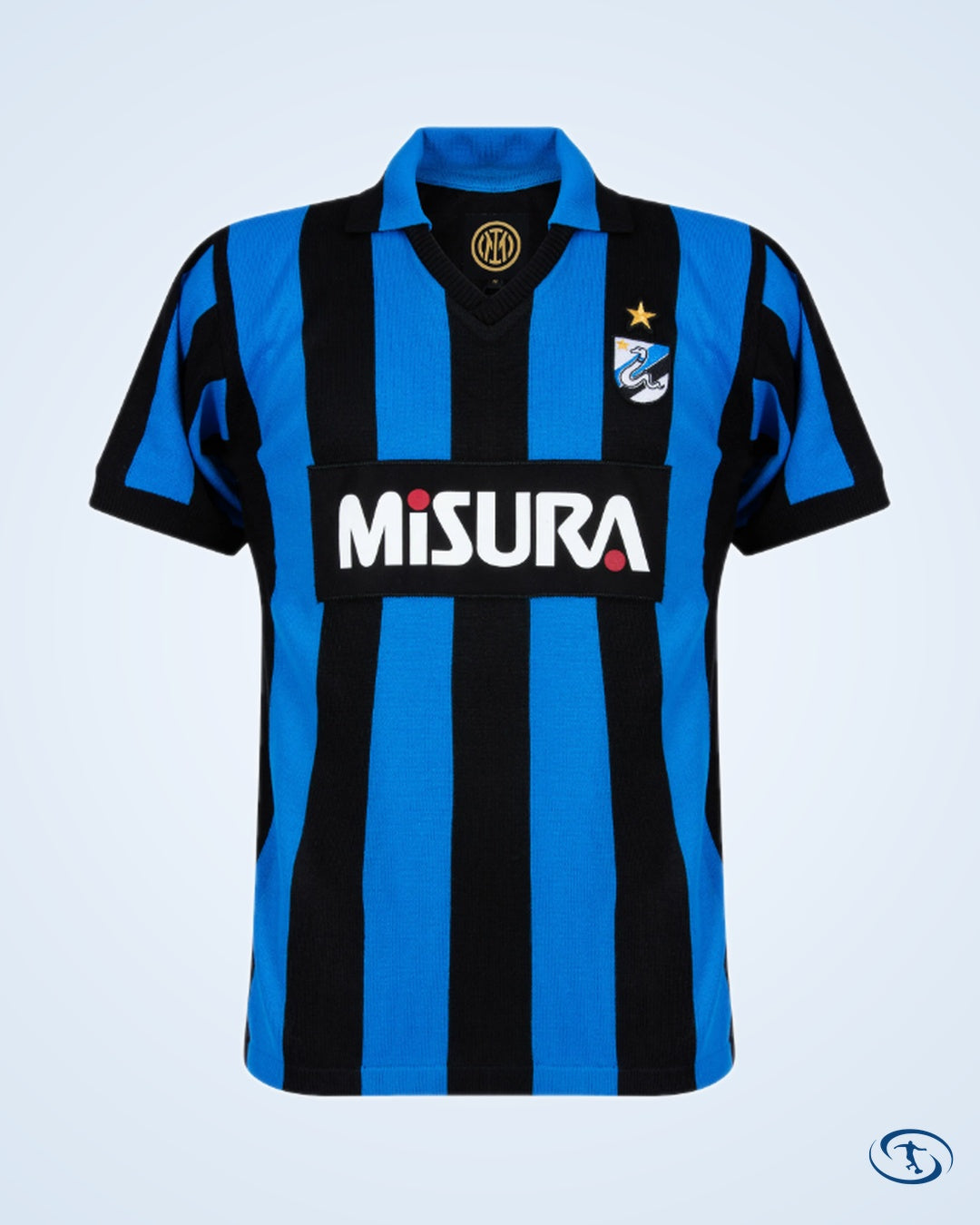Inter Milan Home Retro Altobelli 9 Shirt 1986 (Retro Flock Printing) - Men's | Sant Sport