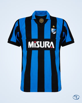 Inter Milan Home Retro Altobelli 9 Shirt 1986 (Retro Flock Printing) - Men's | Sant Sport