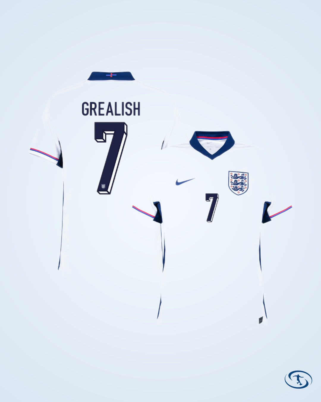 England Home Shirt 2024-2025 Fan Version (Official Printing)